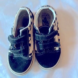 Vans for kids checkers